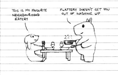 This gets said to me a lot, and I'm always flattered while remaining quite realistic about my culinary accomplishments