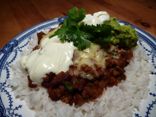 Heart-warming (and throat-warming) chilli