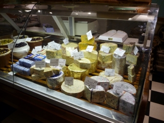 A selection of fine cheeses from the (aptly named) Fine Cheese Co. of Bath