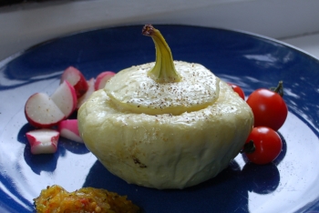 Pattypan, stuffed