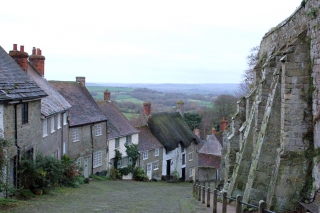 Hovis Hill, actually called Gold Hill, Shaftesbury