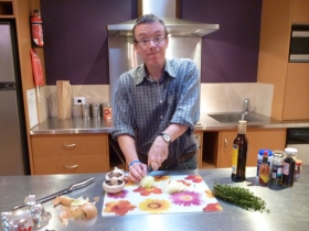 My audition for TV food presenter... or rather, just cooking in a self-catering cottage in Australia