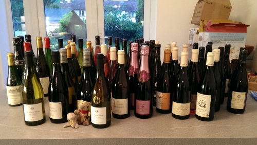 It's good to bring some wine back from a tasting trip