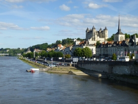 Saumur, with its own fairytale fortress overlooking the mighty Loire.