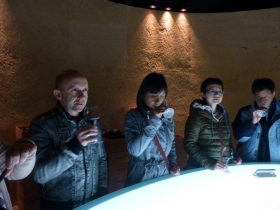Wine tasting beneath one of the great chateaux