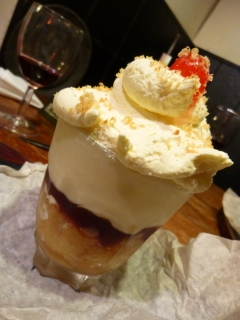 Cream-heady trifle at The Journeys End