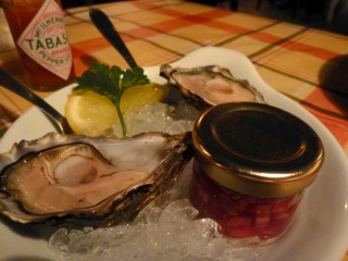 Oysters, a good place to start at the Oyster Shack