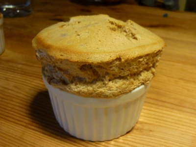 Masala chai, in a souffle