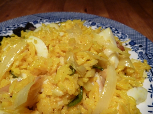 Kedgeree, an old-fashioned bit of supper