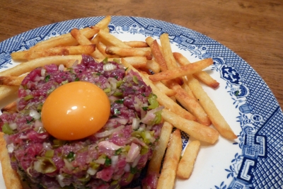 Steak tartare. Simple, delicious, simple and delicious