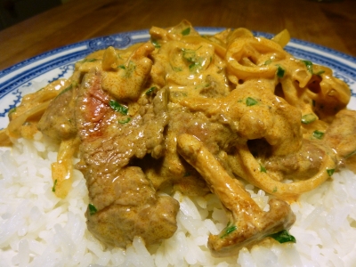 Beef. Stroganoff.