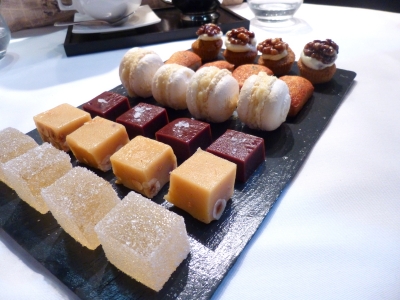 The petit fours march in two by two, hurrah