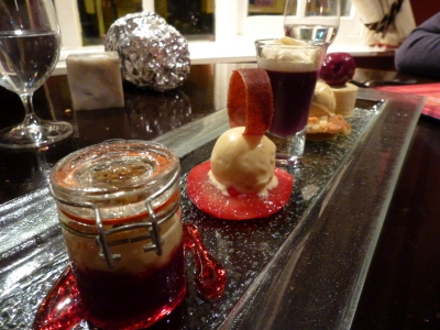 An intelligent, thought-out dessert selection (rather than 'five nibbles of our main desserts')
