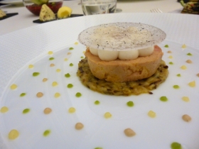 Beautiful foie gras dish, very lovely