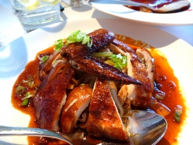 A lovely hot pile of sichuan chicken with seriously smoky notes