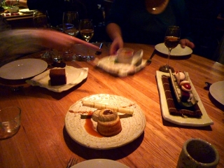 All our gorgeous Roka desserts - I scarcely had time to grab a photo!