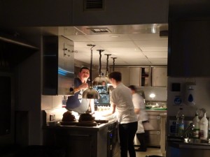 The view from the chef's table