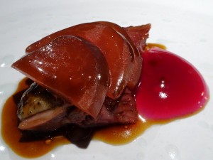 Duck with... salty plums!
