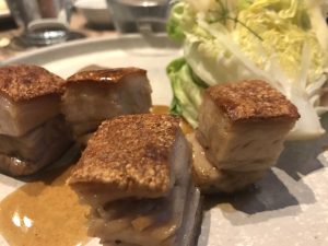 Pork belly and half a lettuce