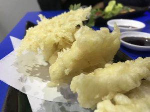 Black cod tempura