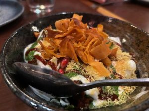 Sweet potato chaat