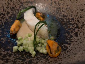 Turbot and mussels