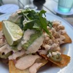 Loaded crab nachos