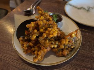 Sweetcorn fritters