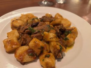 Lamb neck gnocchi
