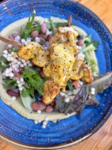 Huss skewers